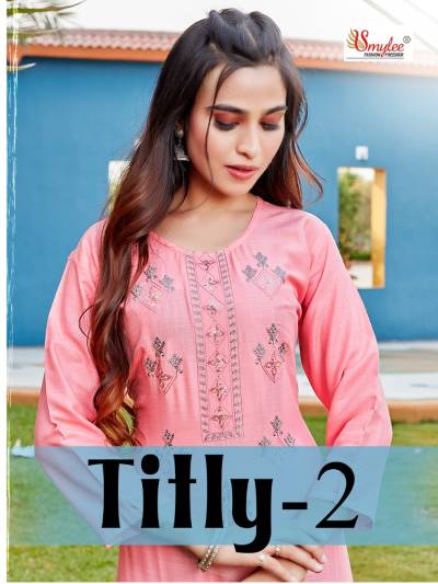 Titli Vol 2 By Rung Fancy Embroidered Kurti Collection